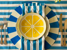 Load image into Gallery viewer, Striped cotton Napkins with ruffle - 1 piece with a minimum order of 20 - Pre order now