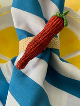 Load image into Gallery viewer, Striped cotton Napkins with ruffle - 1 piece with a minimum order of 20 - Pre order now