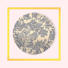 Load image into Gallery viewer, Toile de Jouy set for two people, including 2 placemats + 2 napkins - Ready to Ship