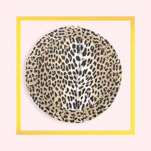 Load image into Gallery viewer, Maximalist Leopard placemat with ruffles - One Piece - Ready to ship