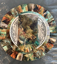 Load image into Gallery viewer, Dutch forest print tableset for two - to include 2 placemats + 2 napkins - Ready to ship