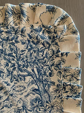 Load image into Gallery viewer, Toile de Jouy pure cotton 6/8 pax dinner pack to include 1 rectangular tablecloth + 6 matching napkins - Ready to ship