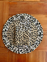 Load image into Gallery viewer, Maximalist Leopard placemat with ruffles - One Piece - Ready to ship