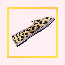 Load image into Gallery viewer, Leopard print Venetian Furlane Slippers with colourful grossgrain - 1 pair with a minimum order of 30 - Pre order now