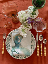 Load image into Gallery viewer, Hand drawn Renaissance linen napkins created especially for Design Anarchy by Gabriella Picone - 1 item with a minimum order of 20 pieces -  Pre order now