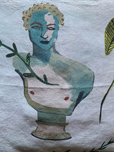 Load image into Gallery viewer, Hand drawn Renaissance linen napkins created especially for Design Anarchy by Gabriella Picone - 1 item with a minimum order of 20 pieces -  Pre order now