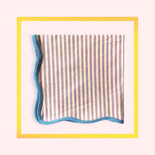 Load image into Gallery viewer, THE BURANO COLLECTION 1 striped tablecloth with piping - Pre Order Now