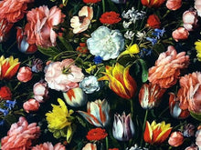 Load image into Gallery viewer, Flower and Vegetables Galore print panama cotton napkins - 1 piece with a minimum order of 20 pieces - Pre order now