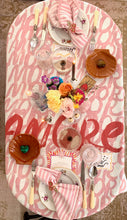 Load image into Gallery viewer, Hand drawn AMORE linen napkins created especially for Design Anarchy - 1 item with a minimum order of 20 pieces - Pre order now