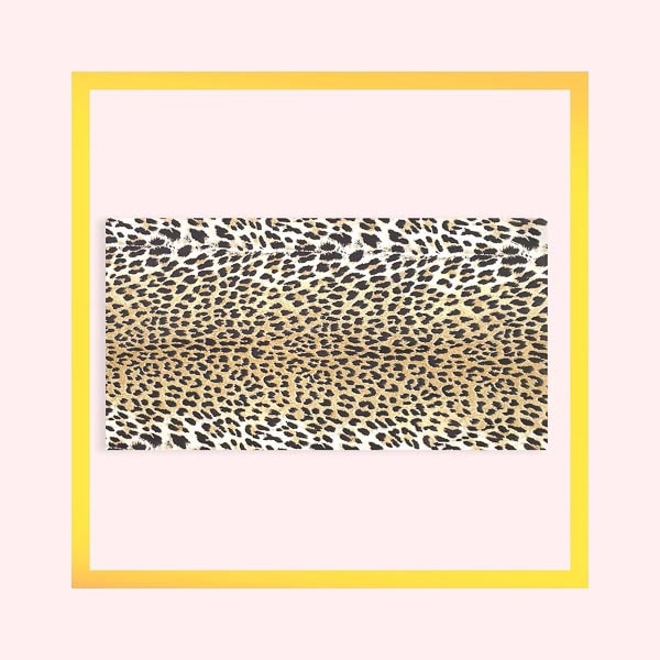 Maximalist Leopard print pure cotton 6/8 pax rectangular tablecloth  - Ready to ship