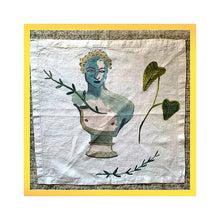Load image into Gallery viewer, Hand drawn Renaissance linen napkins created especially for Design Anarchy by Gabriella Picone - 1 item with a minimum order of 20 pieces -  Pre order now
